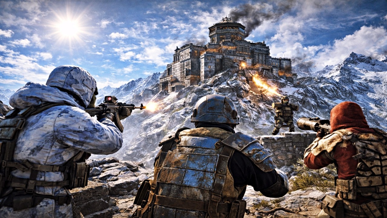 The Most Dangerous Mountain Base in Rust | Official Rust !