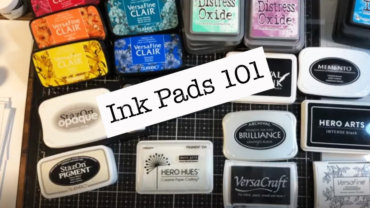 INK PADS 101 - Which ink pads are right for your projects? Find out with with Craft Warehouse