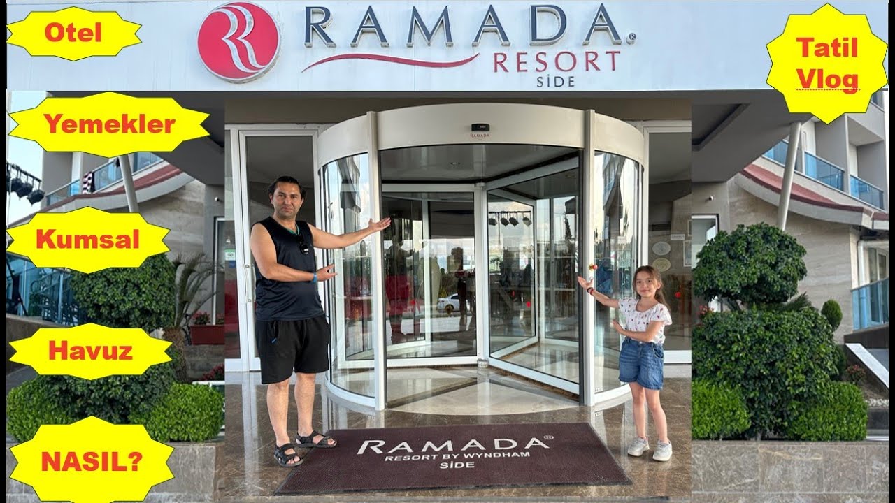 Tatildeyiz//Otel nasıl?tatil nasıl?//Vlog 2.BÖLÜM //Ramada Resort Side #tatil #sun #sea #vlog #vlogs