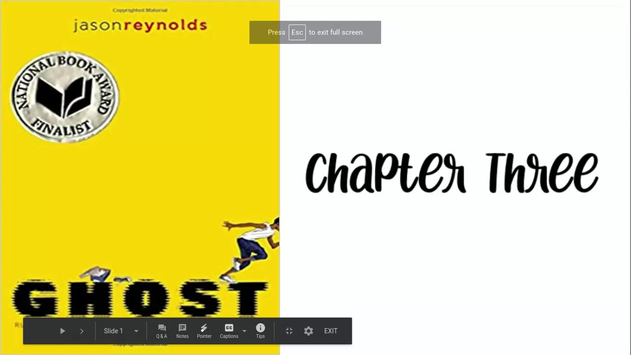 Ghost Ch. 3 Read Aloud