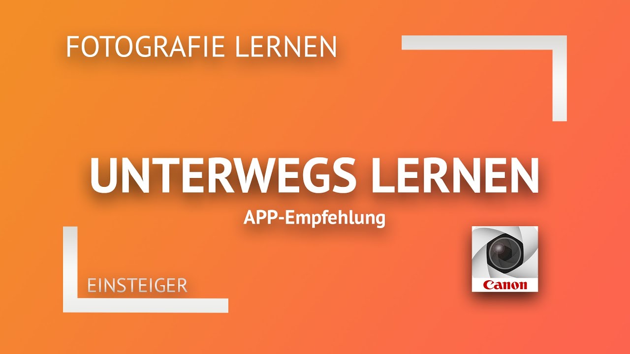 Spickzettel für deine Canon - Der Companion (APP Empfehlung)