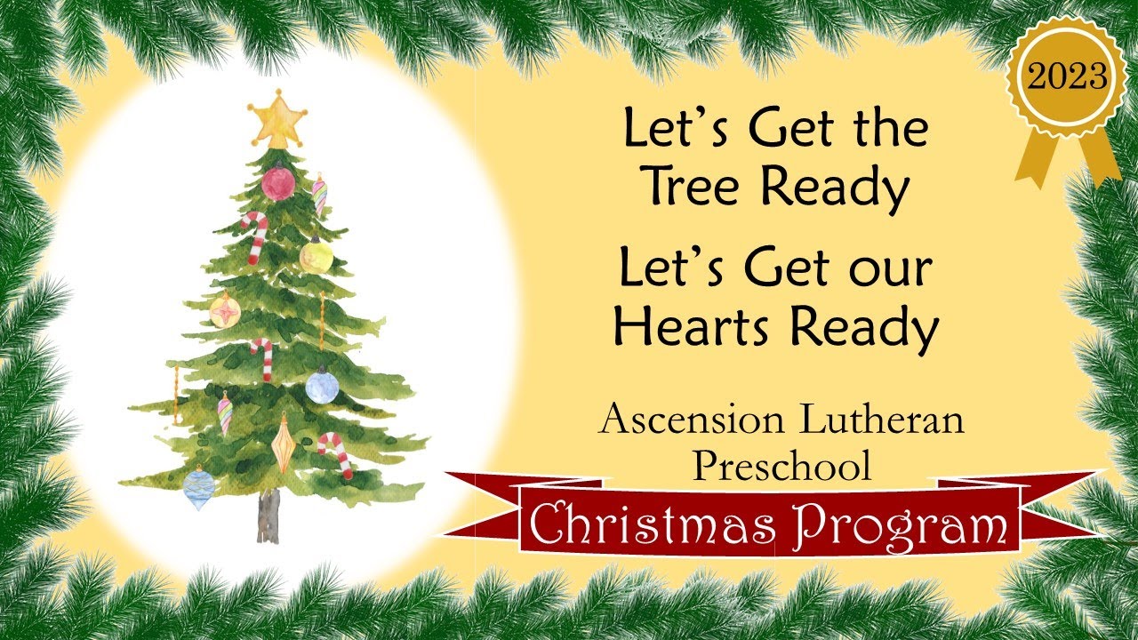 Preschool Christmas Program 2023