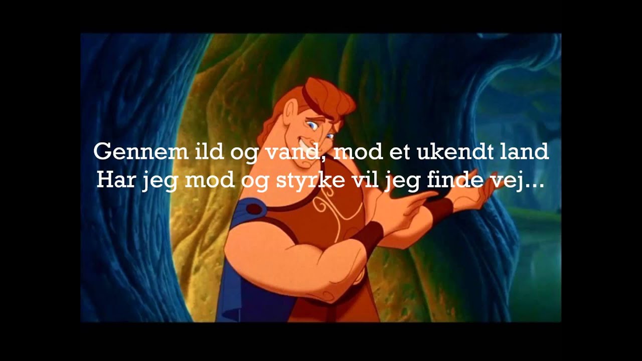 Herkules - Jeg vil finde Vej Lyrics Dansk