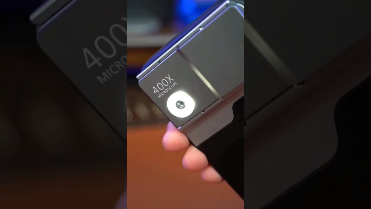 😱 400x Zoom microscope lens #shortsfeed #viral