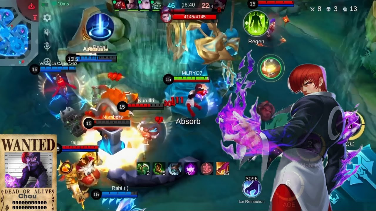 CHOOU'S 999,999,999,999 BOUNTY HUNT! Insane MLBB Team Wipe with Iori Domination  | Epic Comeback