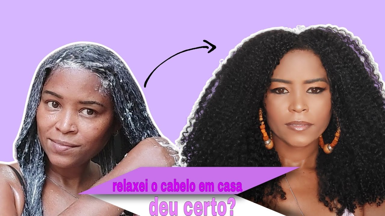 Relaxando o cabelo em casa : vídeo atualizado - PARTE 1