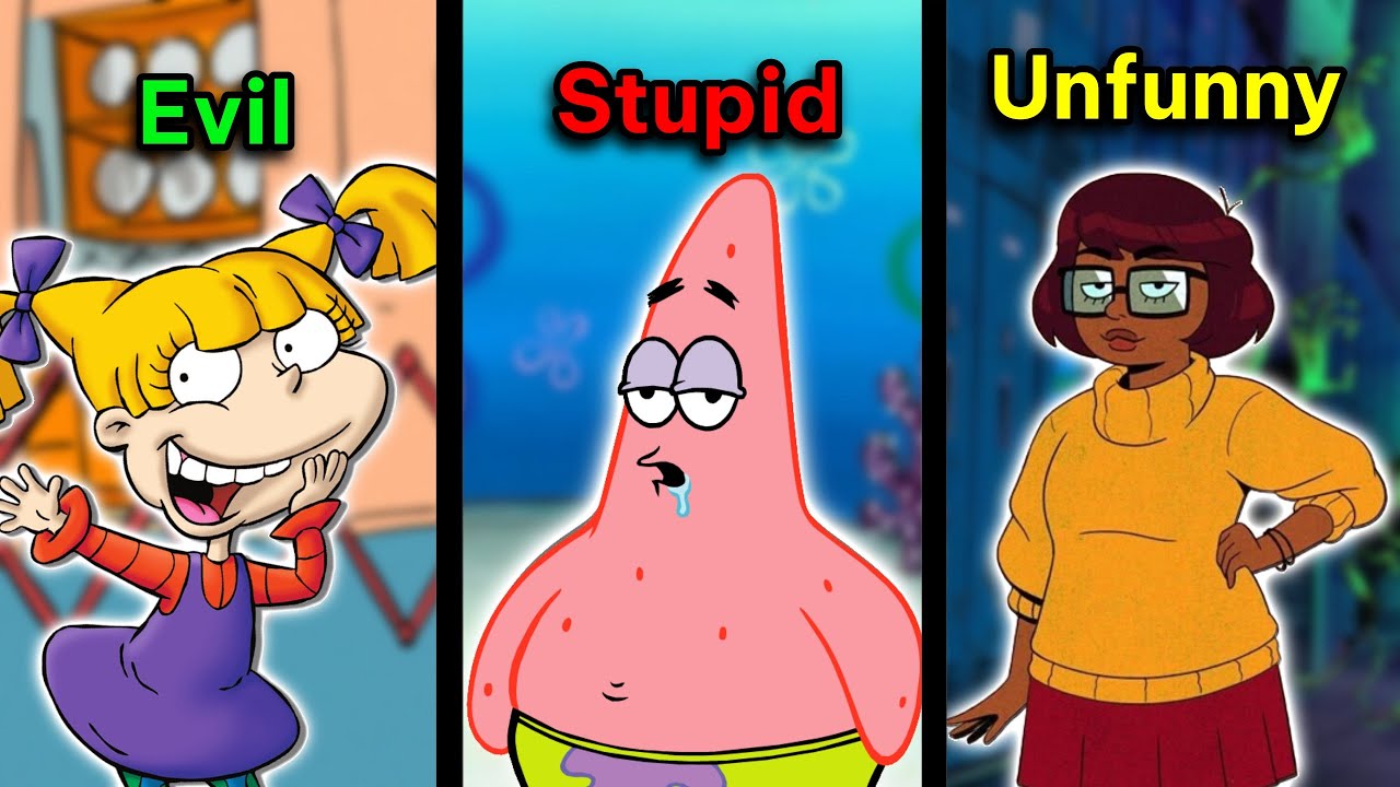 The Most HATED Cartoon Characters In Existence