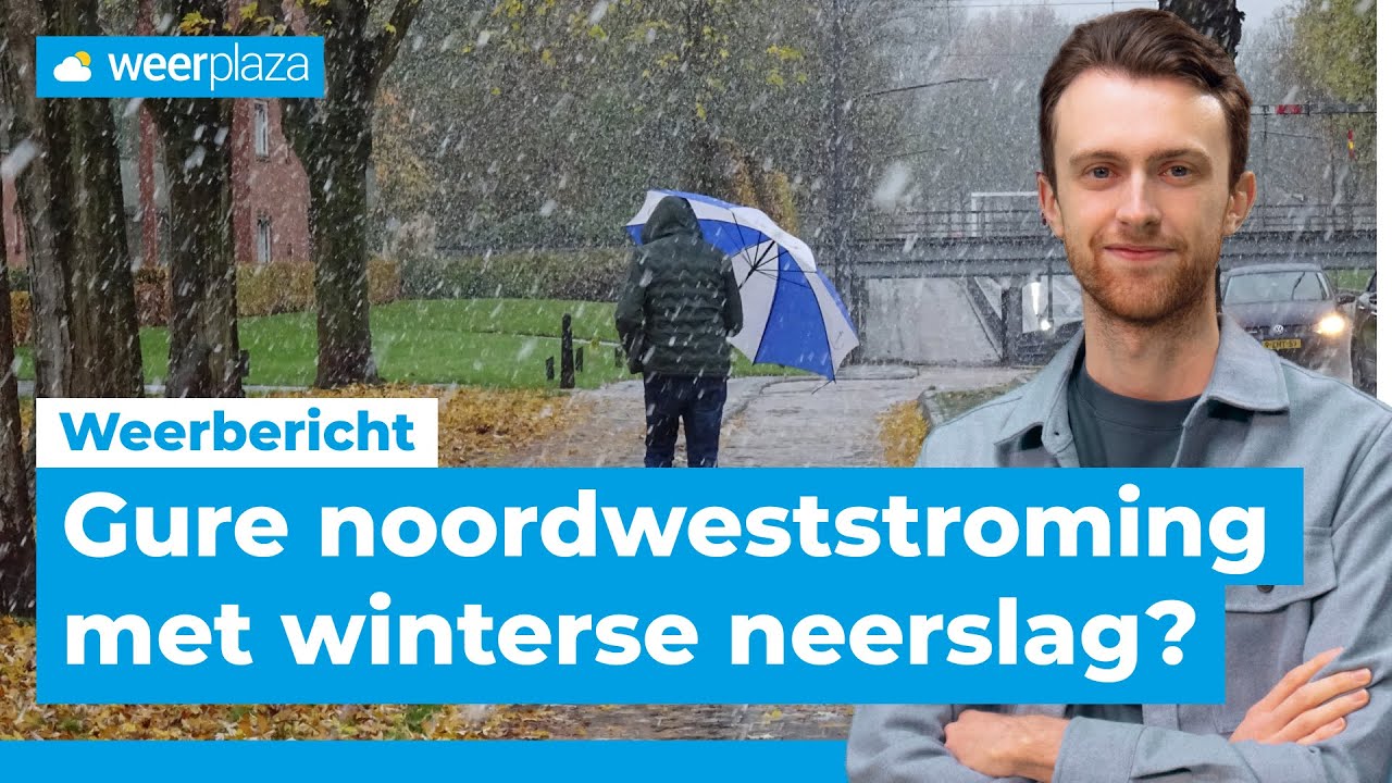 Nieuwe week begint met gure noordweststroming! | Weerbericht