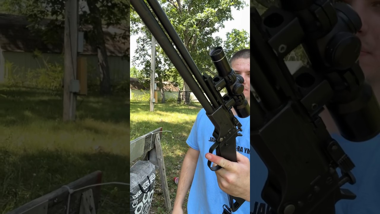The most unique SURVIVAL RIFLE?🤔 | #yxg #shorts