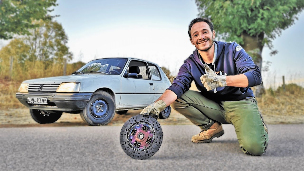 Changer un EMBRAYAGE sur Peugeot 205 ! (TUTO)