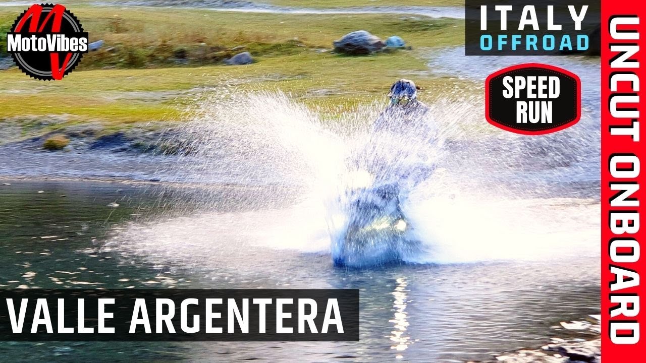 WATER CROSSING & SPEED RUN Valle Argentera // West Alps Italy // KTM 1290 Super Adventure S