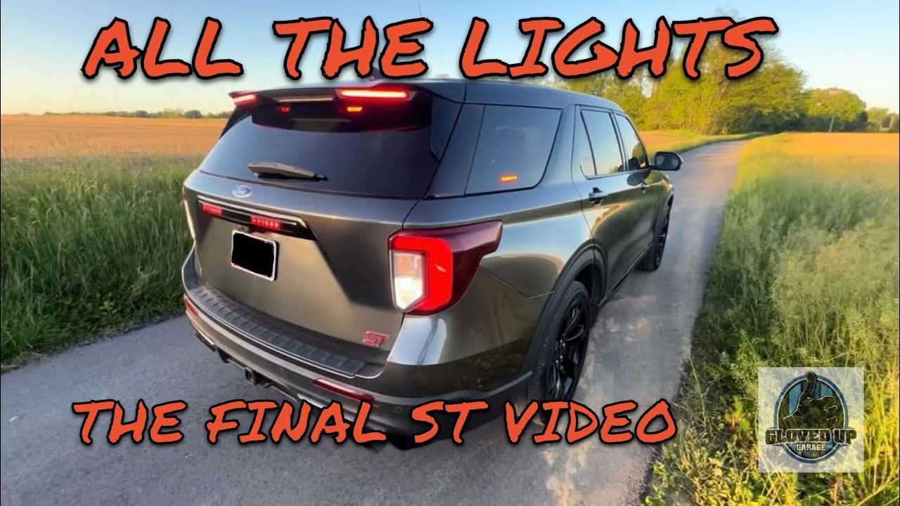 Installing POLICE LIGHTS in my Explorer ST, the final ST videos