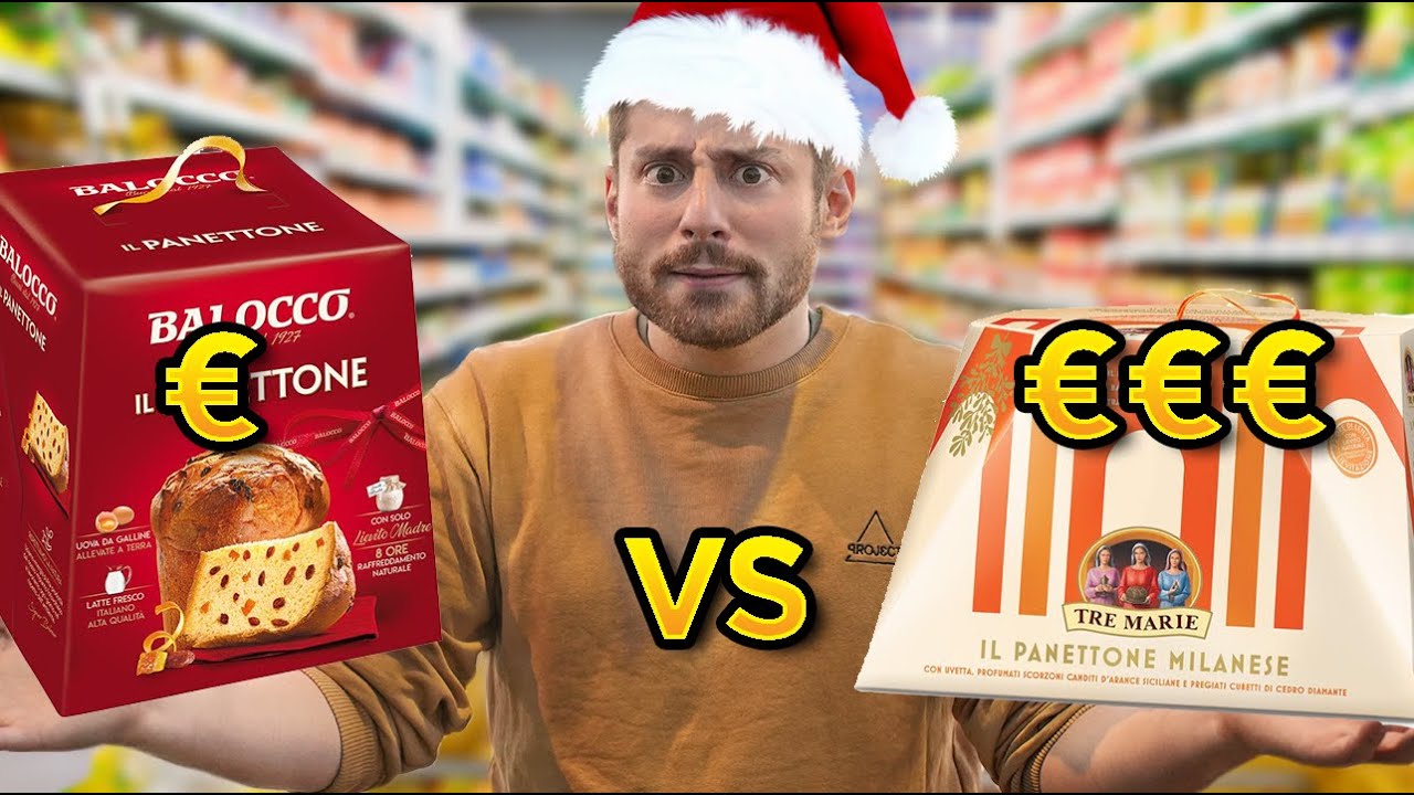 PANETTONE ECONOMICO vs COSTOSO del SUPERMERCATO
