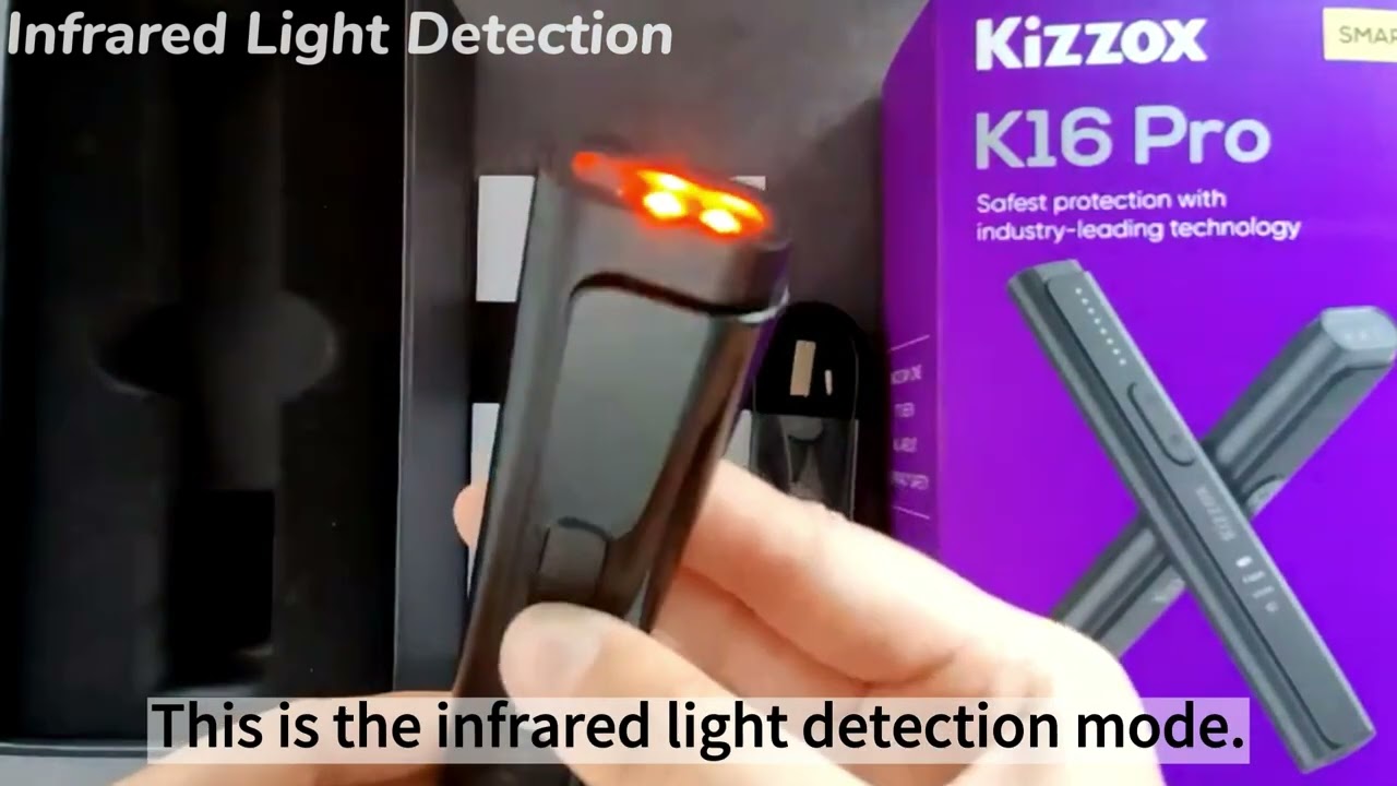How to use Kizzox K16 Pro Hidden Camera Detector?