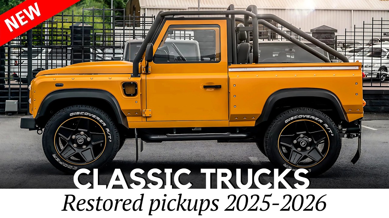 Modernized Classics: 7 Pickup Trucks with Reimagined Designs & Swapped Engines