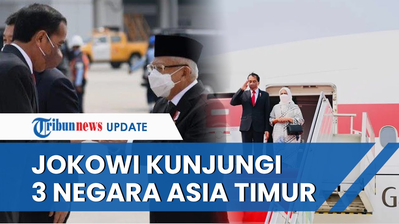 Presiden Jokowi Berangkat ke China, Jepang, dan Korea Selatan, Temui 3 Pemimpin Negara