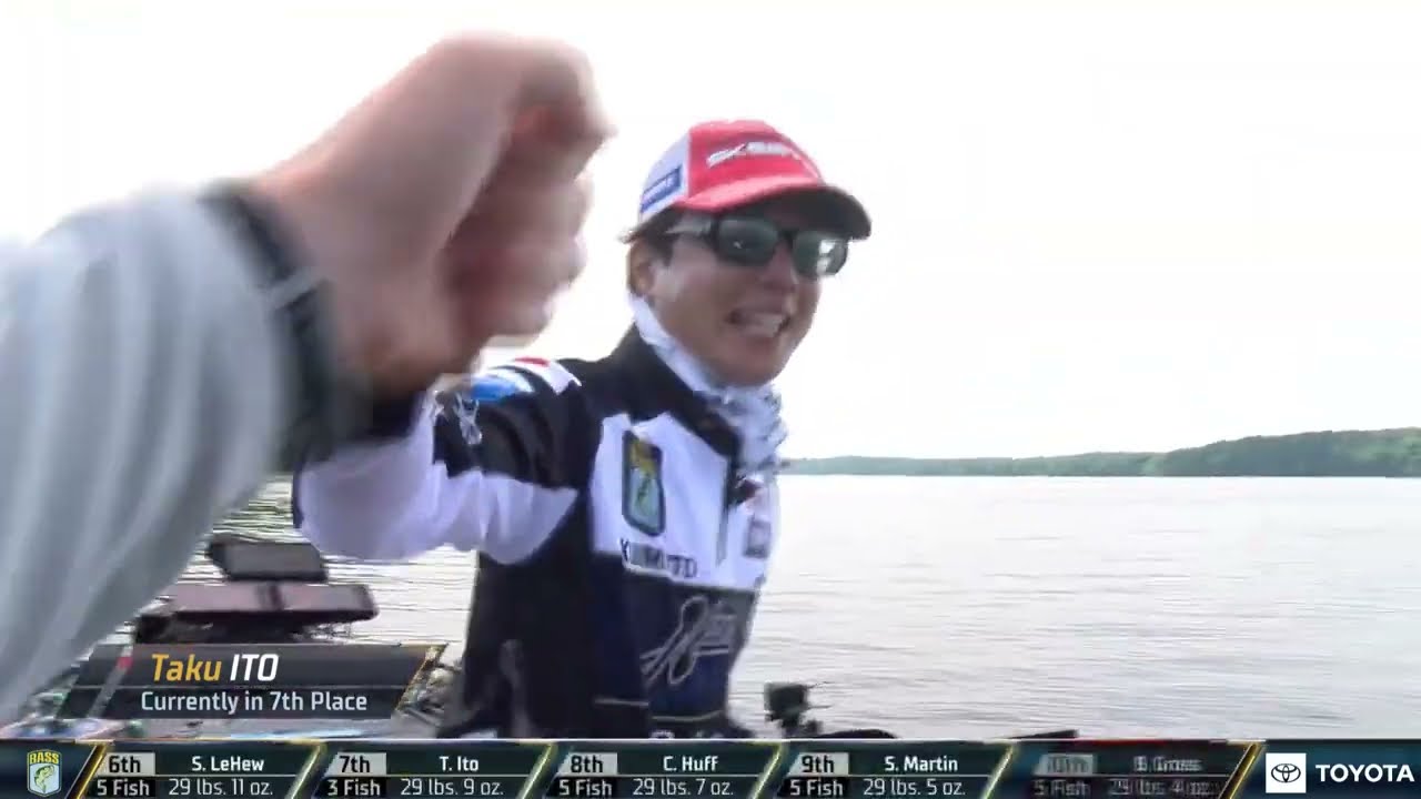 2022 Bassmaster Elite at Pickwick Lake, TN - Toyota Mid Day Report - Day 2