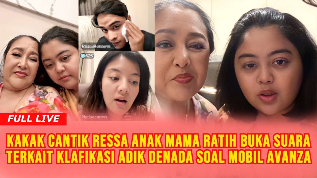 FULL LIVE! Reaksi Kakak Cantik Ressa Soal Klarifikasi Adik Denada Terkait Masalah Mobil Yang Dicicil