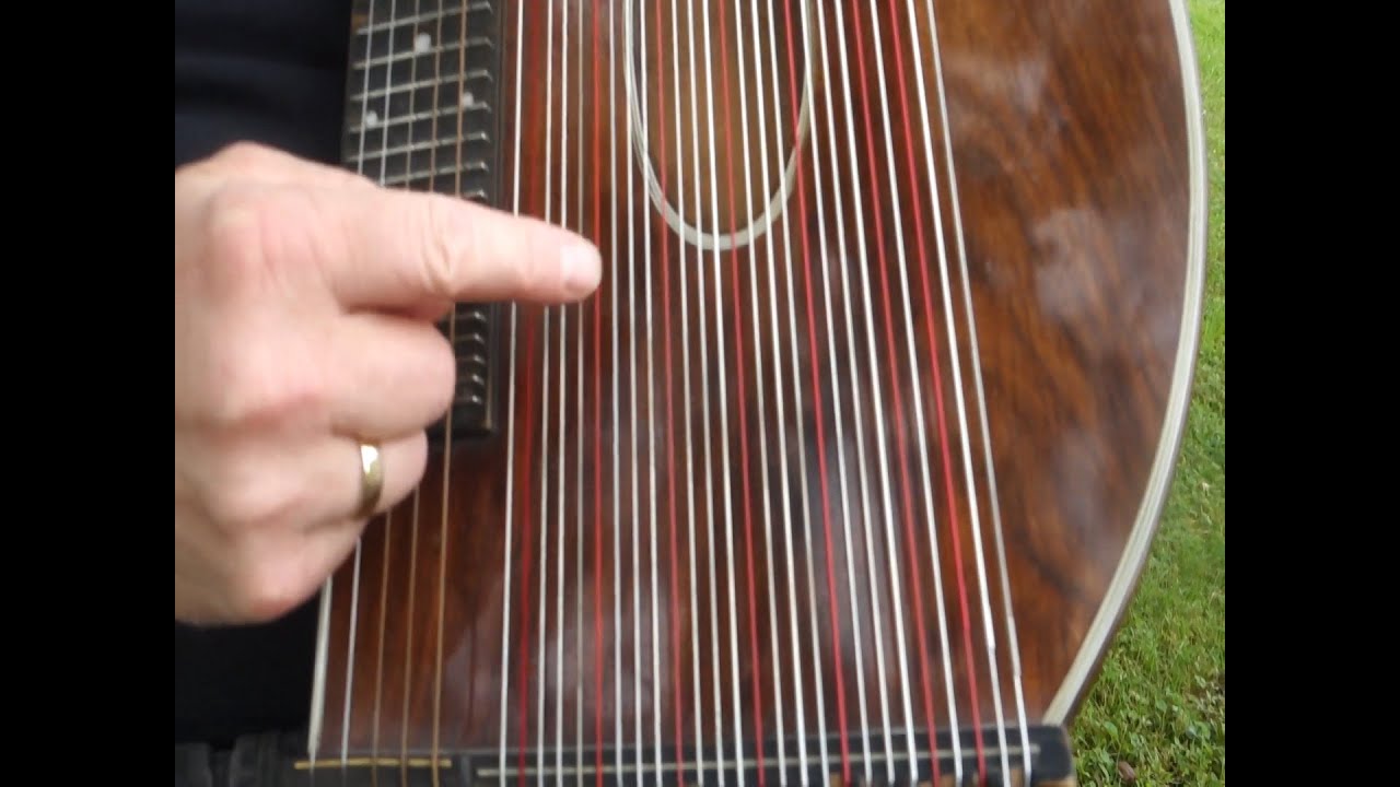 Teile der Zither: Vorstellung von Andreas Gsöllpointner online Zither Schule www.zither.at