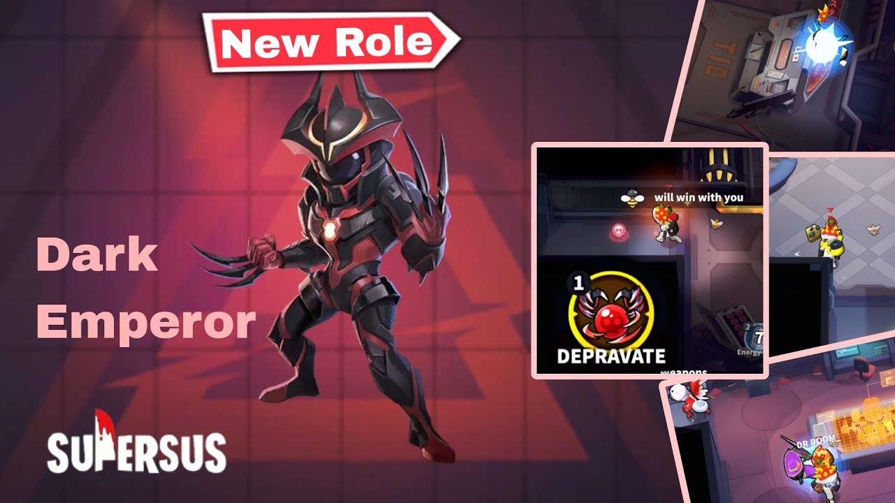 First time using Dark Emperor | New Roles | Super Sus  😈