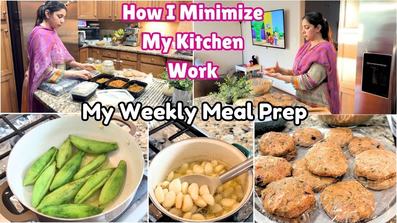 Pakistani Weekly Meal Prep & Planning (Easy Tips to Minimize Kitchen Work For Busy Mom)