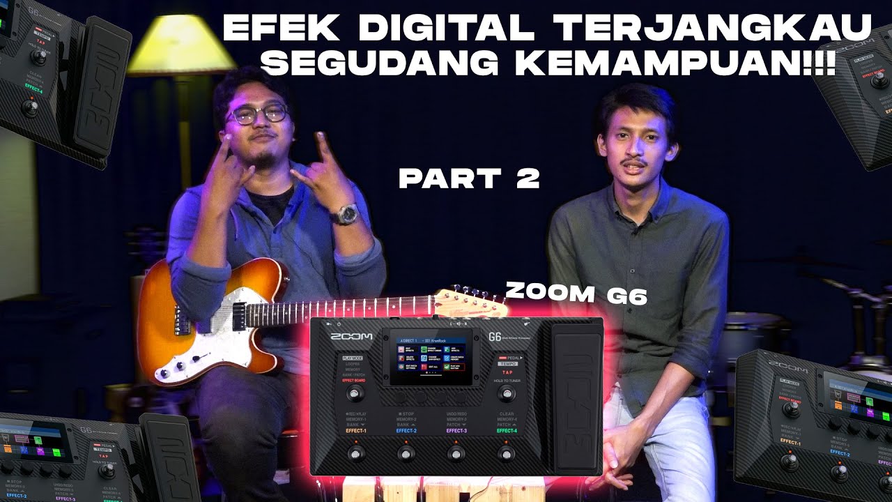 ZOOM G6  - PART 2 : ROUTING, TWEAKING SEMUA DI JELASIN DISINI !