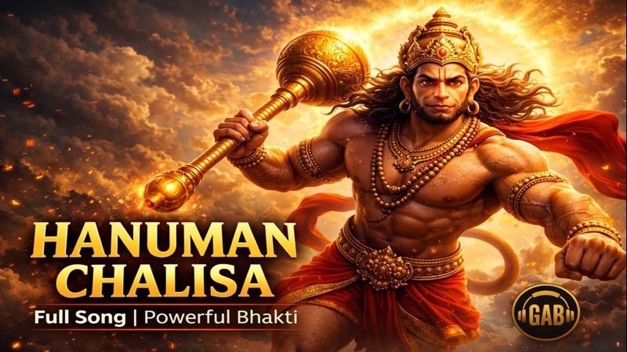 Shri Hanuman Chalisa 🙏 | Powerful Devotional Chant | Ganesh Aura Beat