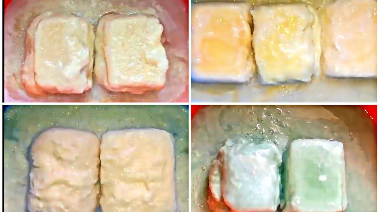 Soaked soap compilation ASMR #asmr #soakedsoap #mushysoap