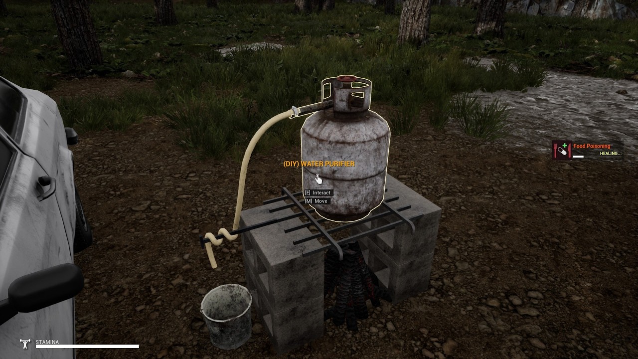 Построил воду чистку в Mist Survival