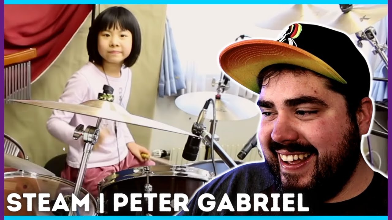 Kick Triplet MASTER! YOYOKA 'Steam' Peter Gabriel | Drummer Reaction