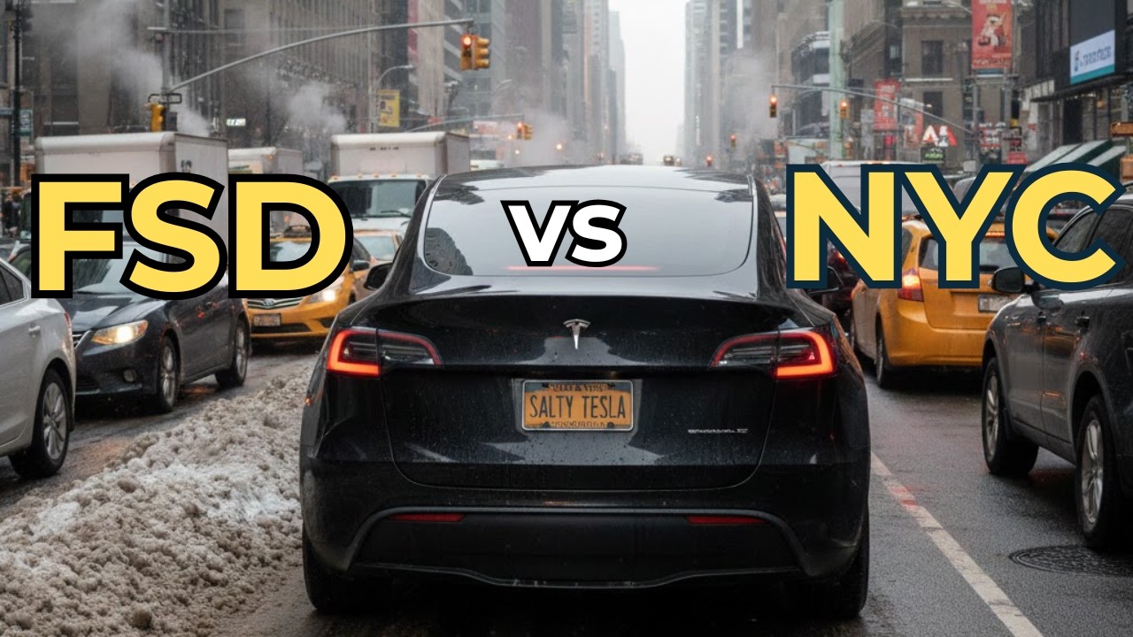 NYC Is Brutal — Can FSD 14.2.2.4 Really Handle It? I like it like this but without the really