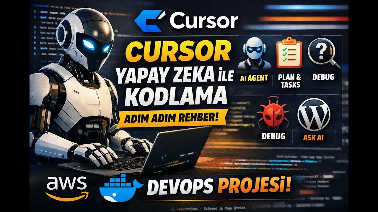 Cursor AI Rehberi: Context Kontrolü ve Otomatik Proje Kurulumu (AWS & Docker) | Devops Yolu