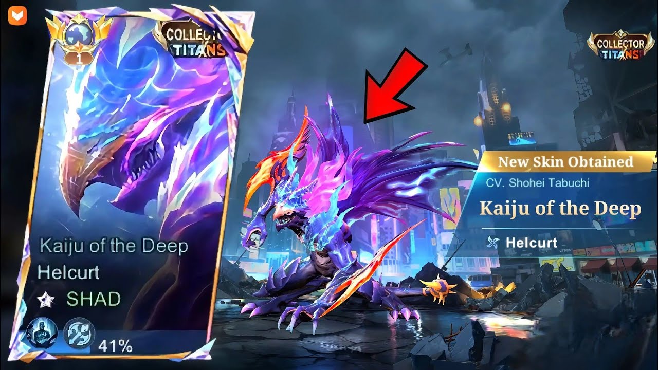 FINALLY!! NEW HELCURT COLLECTOR SKIN KAIJU OF THE DEEP IS HERE!! (coolest skin ever🔥)