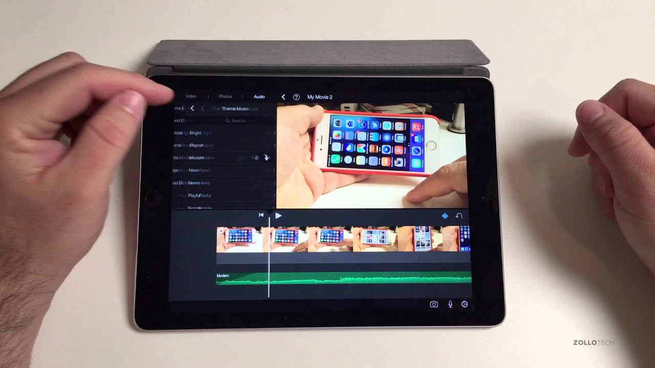 iMovie for iPad and iPhone - Working with Audio