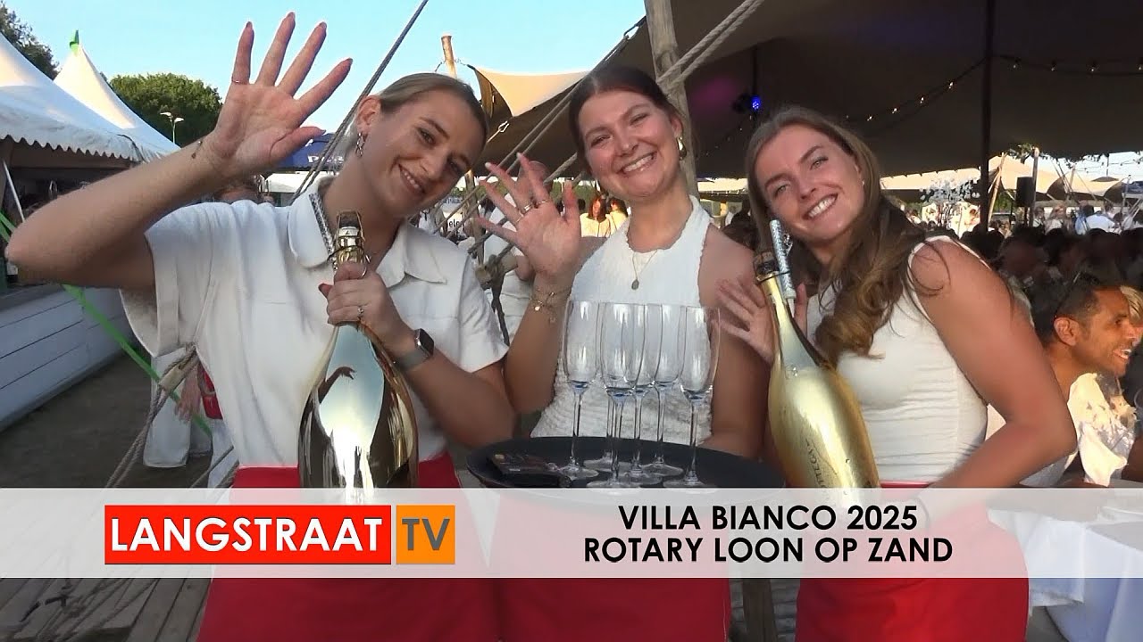 Villa Bianco 2025 benefietavond voor Villa Pardoes door Rotary Loon op Zand - Langstraat TV