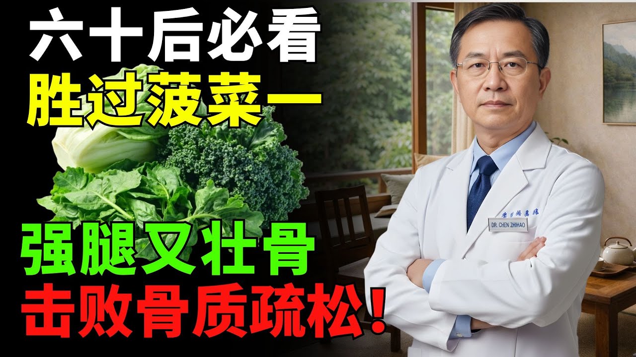 60歲後想走得更穩？——這種綠色蔬菜有助日常養骨與腿部肌力