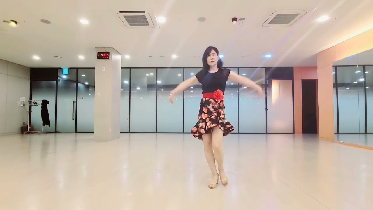 Te Amo Roma Bachata Linedance /Beginner/띠 아모 로마 바타차 라인댄스/쉬운작품/NOW Linedance Lee Kyung Min