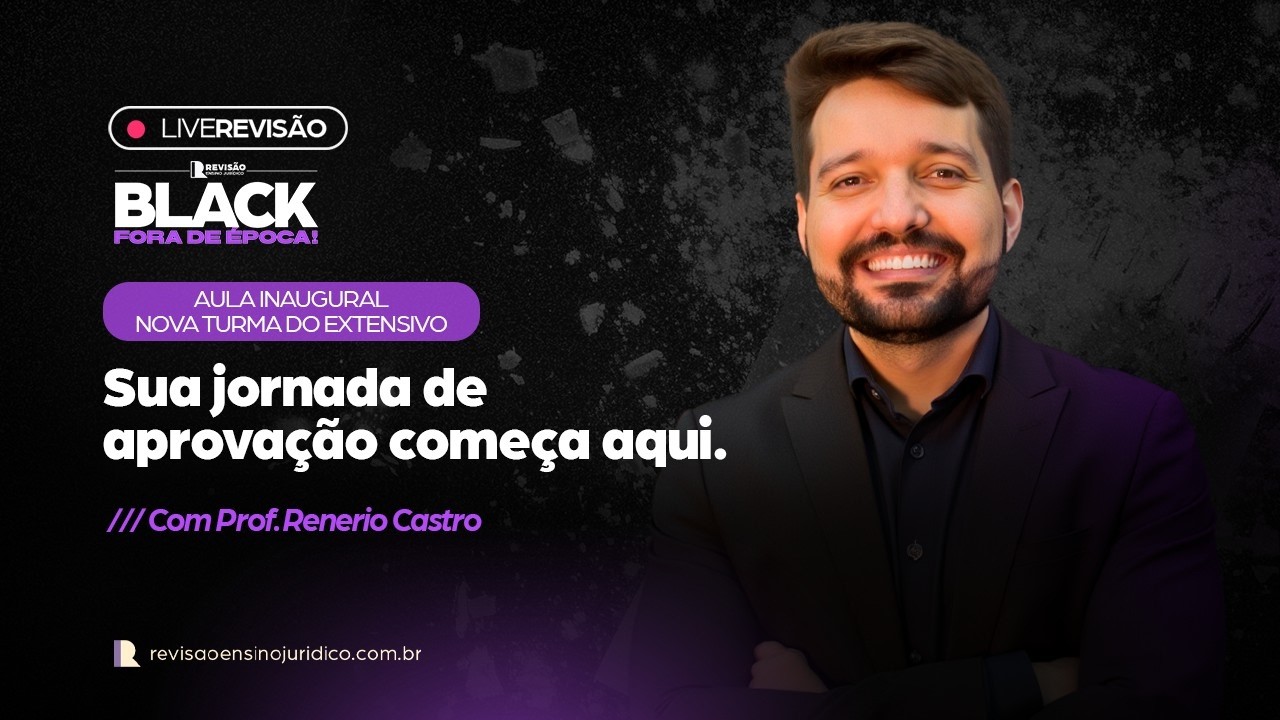 Aula inaugural nova turma do Extensivo