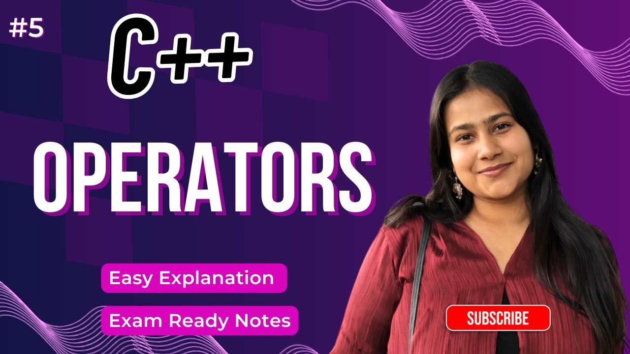 Part 5: Operators in C++ | Arithmetic, Relational, Logical & Bitwise | C++ Basics | Exam POV