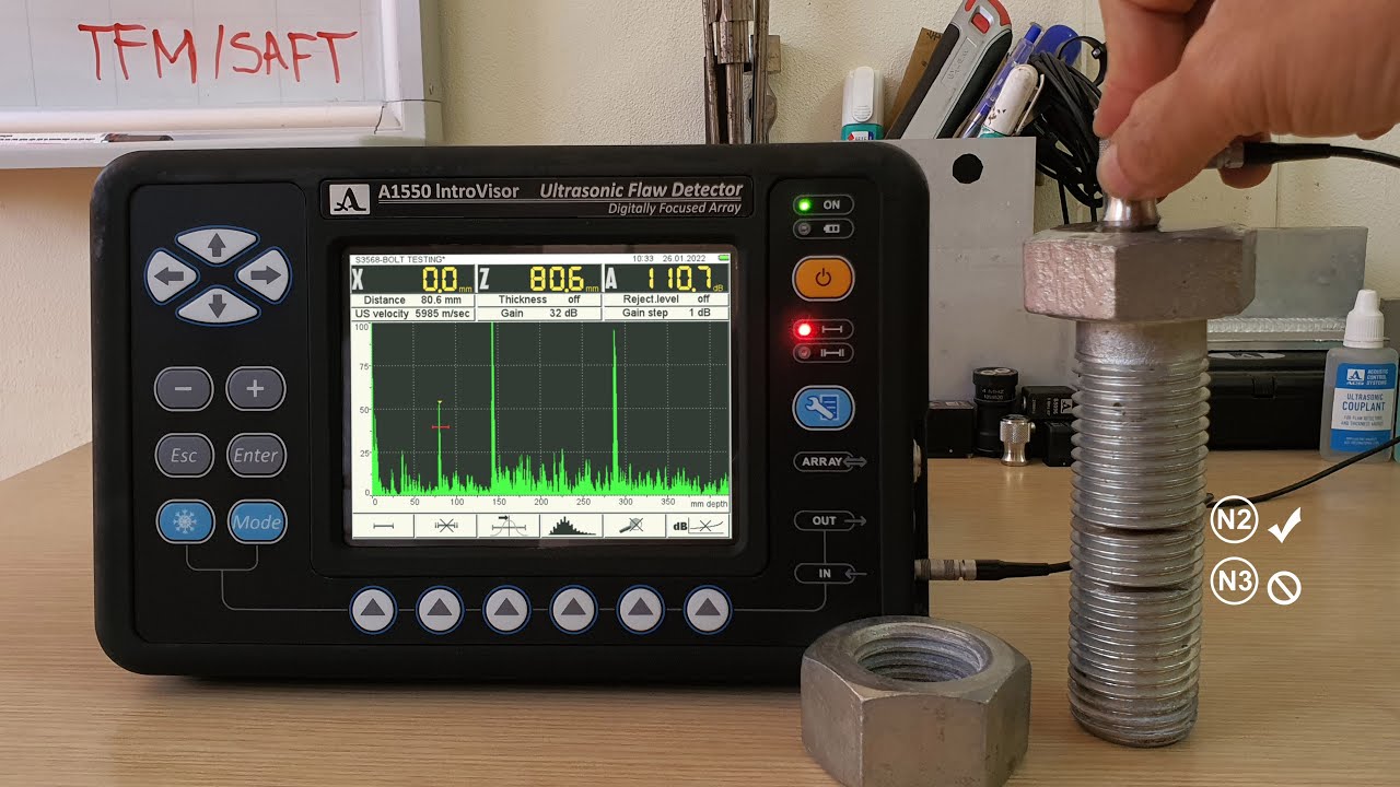 The Bolt Inspection Solution – Inspection for Threads by UT Method