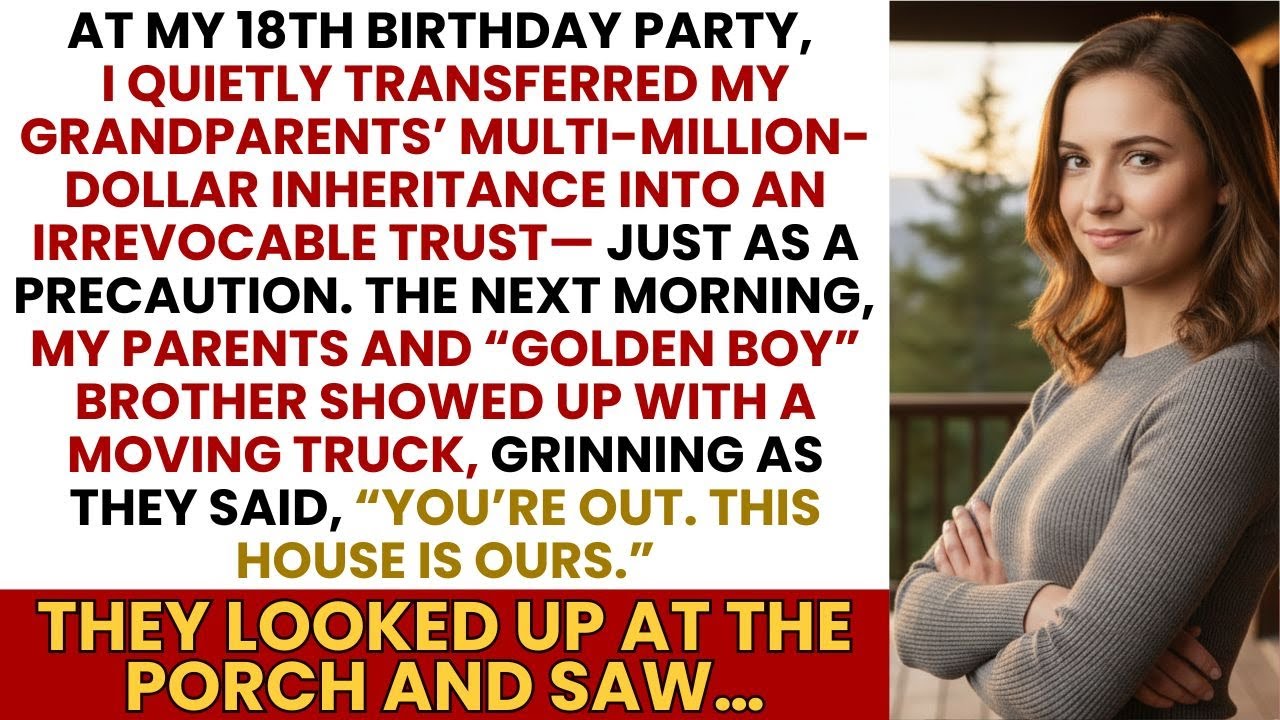 At 18 I Locked My Inheritance in a Trust—Next Morning They Tried to Evict Me