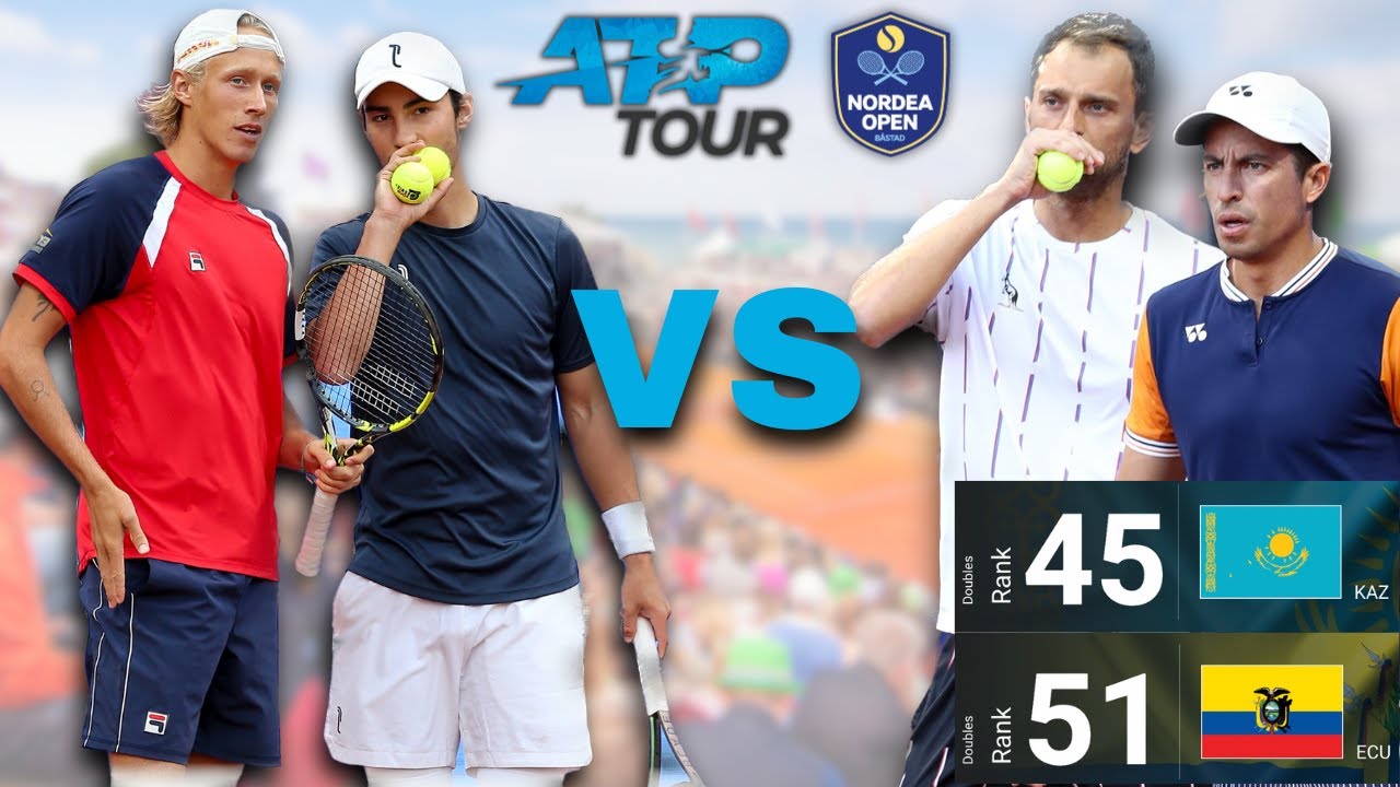 Me & Leo Borg vs ATP #51 & #45 | ATP 250 Nordea Open