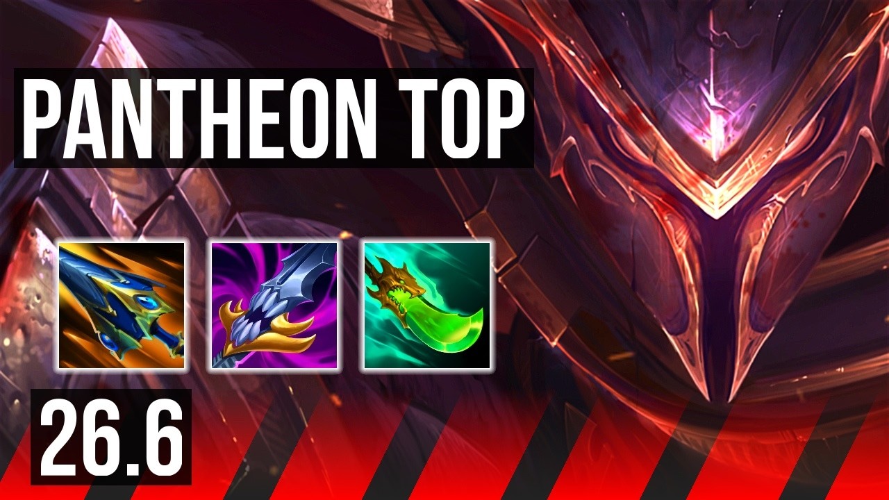 PANTHEON vs MORDEKAISER (TOP) | Good KDA: 12/2/10 | EUW Diamond | 26.6