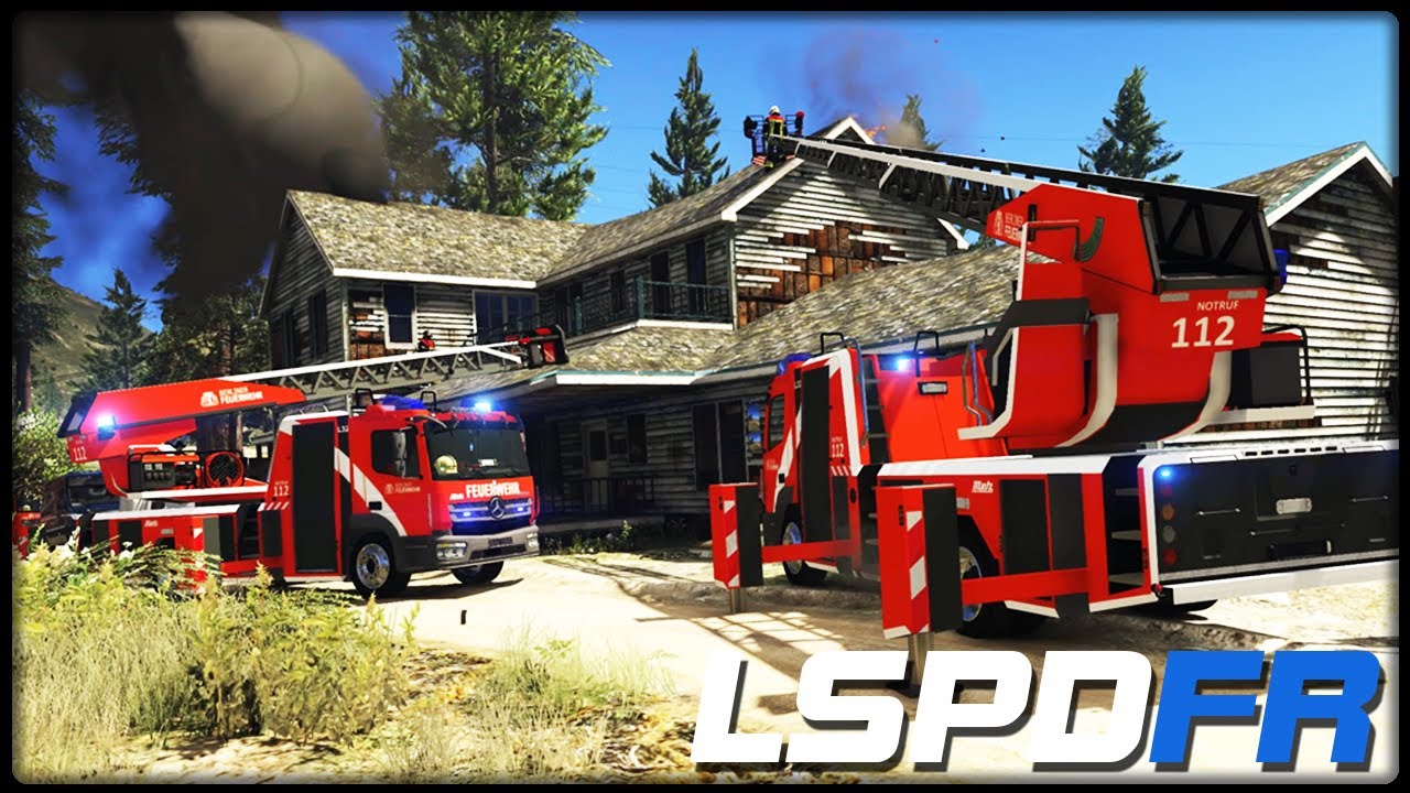 M.B. Atego 2013 Drehleiter BF Berlin - GTA V LSPD:FR #478 | - Deutsch - Grand Theft Auto V LSPDFR