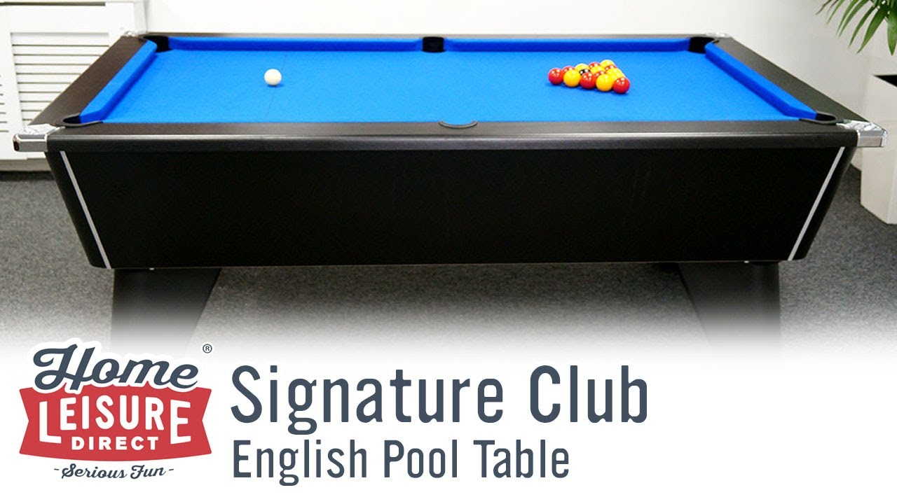 Signature Club English Pool Table