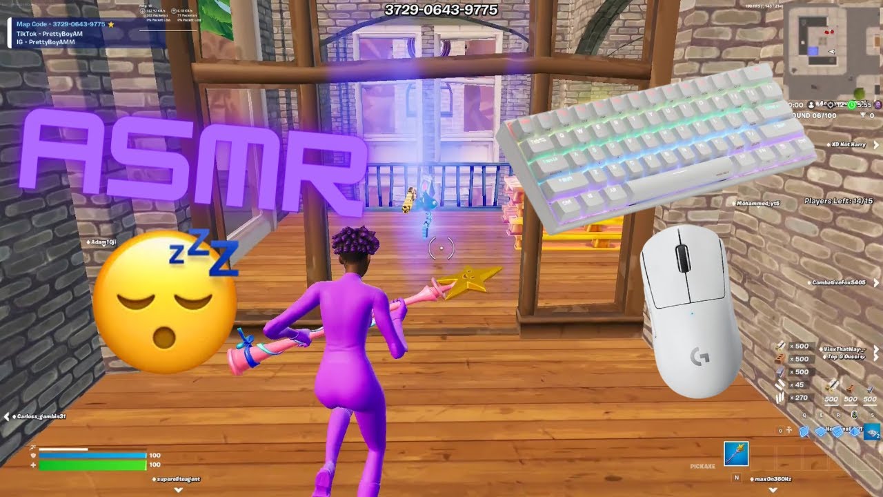 ASMR😍Chill Tilted Zonewars🏆Fortnite gameplay 240 FPS Lo-Fi music🎧