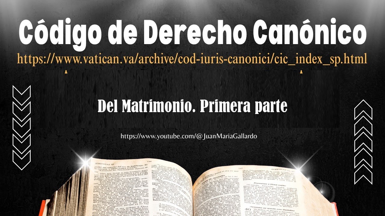 Del Matrimonio. Primera parte (de tres)