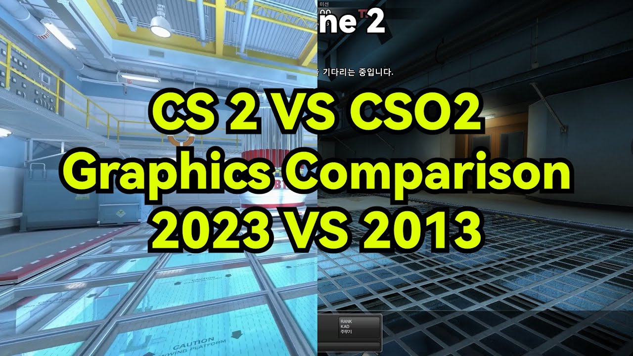 Counter Strike 2 Vs CS Online 2 Graphics Comparison | de_nuke