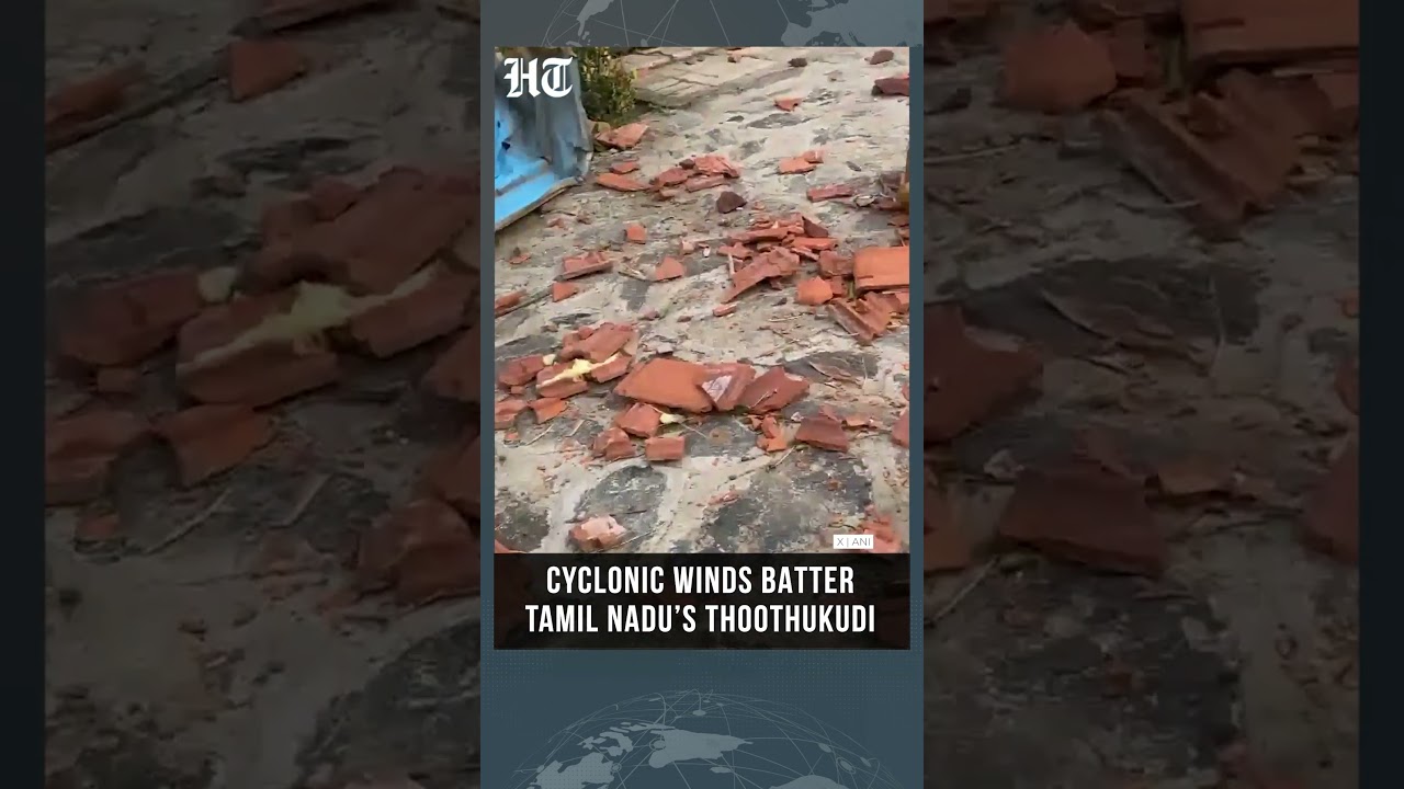 Cyclonic Winds Wreak Havoc Across Thoothukudi District in Tamil Nadu | #shorts