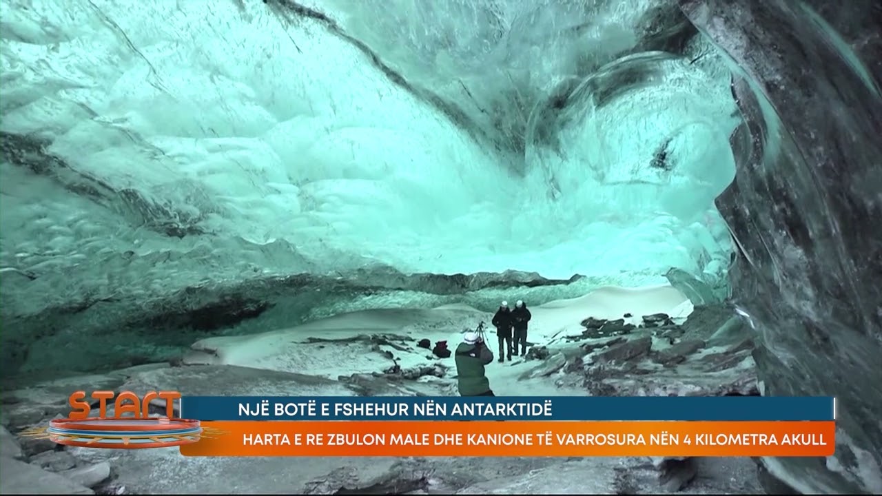 Një botë e fshehur nën Antarktidë/Harta e re zbulon male dhe kanione të varrosura nën 4 km akull